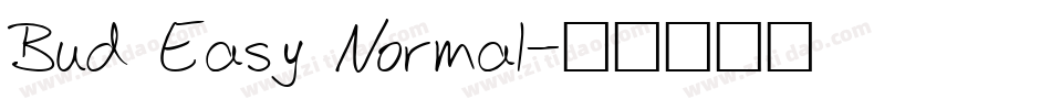 Bud Easy Normal字体转换